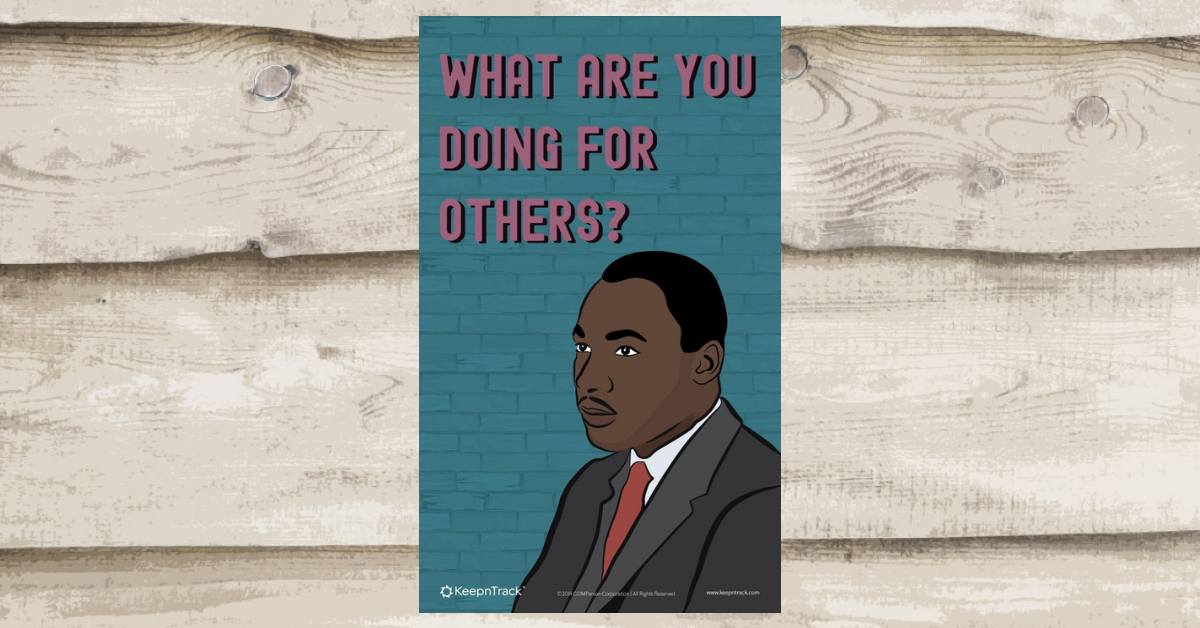 Martin Luther King Jr. Education Poster | KeepnTrack